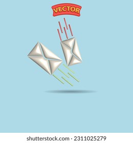 vector metallic 3d letter eps 10 illustration