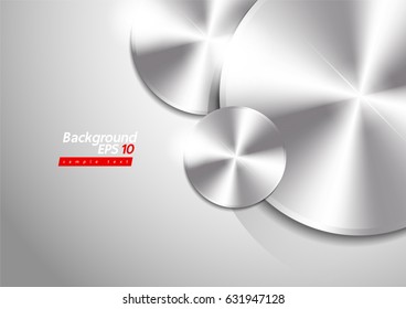 Vector Metallic abstract background metal texture