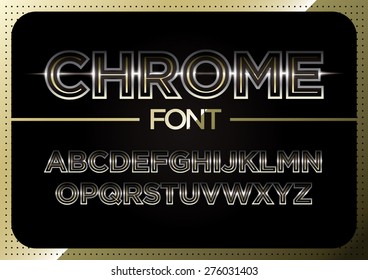Vector of metallic alphabets
