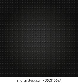 Vector metallic pattern design. Black background