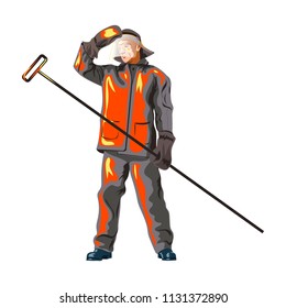 Vector Metallurgical industry. Flat style colorful Cartoon illustration