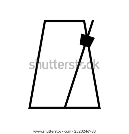 Vector Metronome Icon. Metronome Symbol