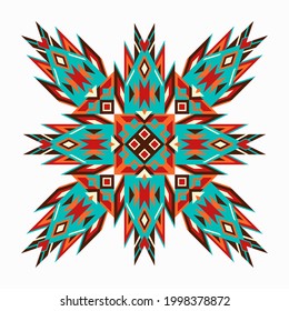 Vector  Mexican  Geometric Design Element. Ethnic Pattern.