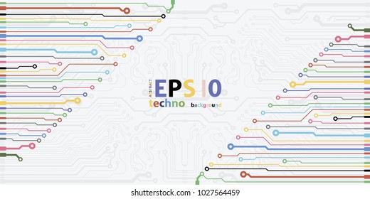 Vector microchip background
