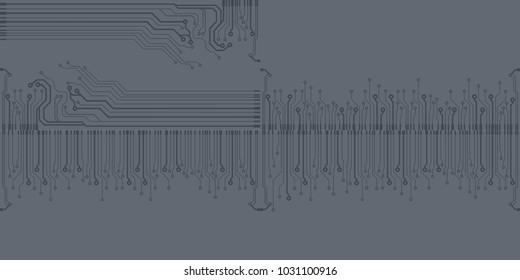 Vector microchip background