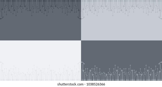 Vector microchip background