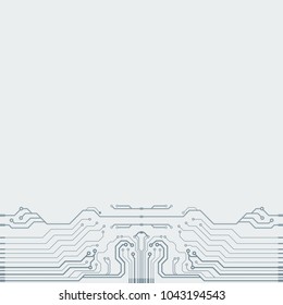 Vector microchip background