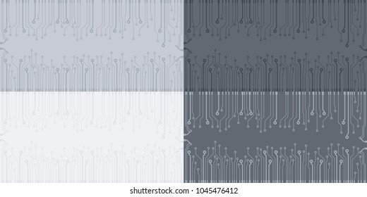 Vector microchip background