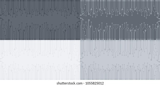 Vector microchip background