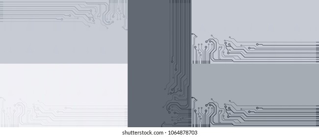 Vector microchip background