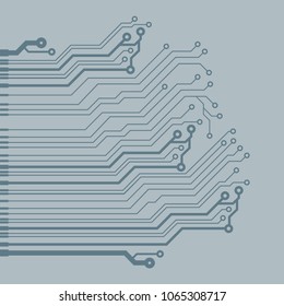 Vector microchip background