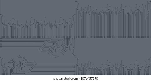 Vector microchip background