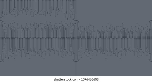 Vector microchip background