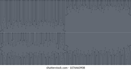 Vector microchip background