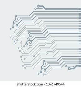 Vector microchip background
