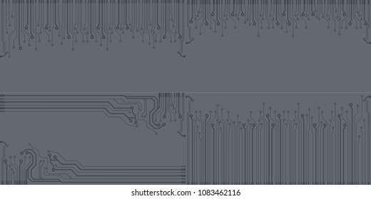  Vector microchip background