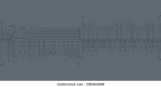 Vector microchip background
