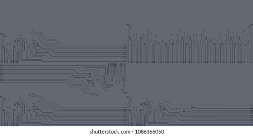 Vector microchip background
