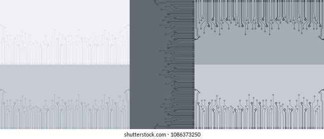 Vector microchip background