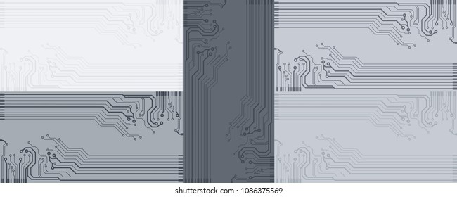 Vector microchip background