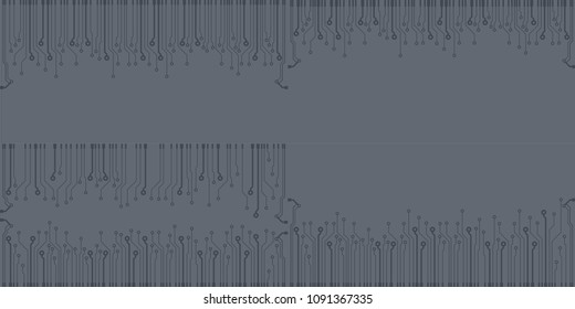 Vector microchip background