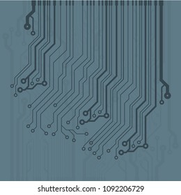 Vector microchip background