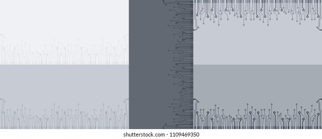 Vector microchip background