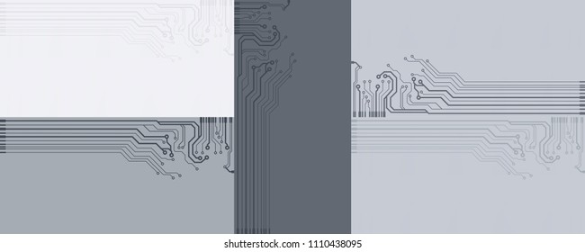 Vector microchip background