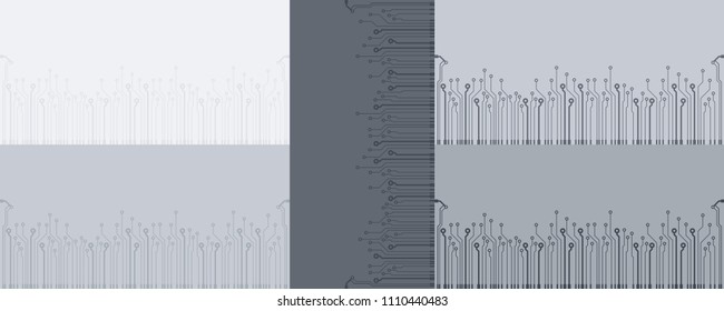  Vector microchip background