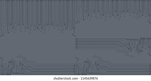 Vector microchip background