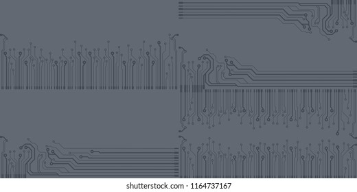 Vector microchip background
