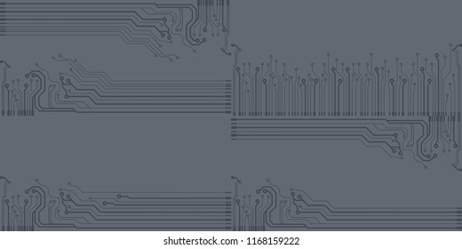 Vector microchip background