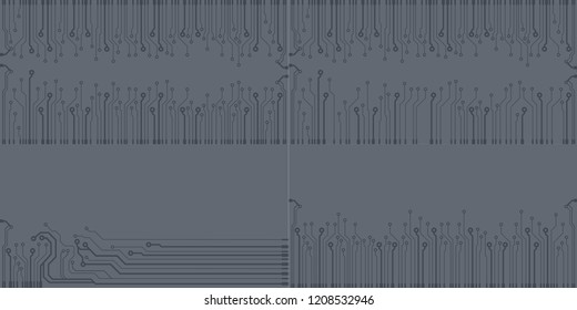  Vector microchip background