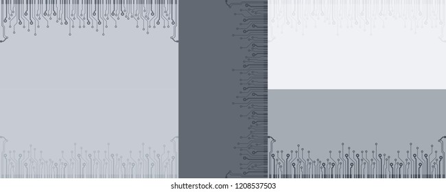 Vector microchip background
