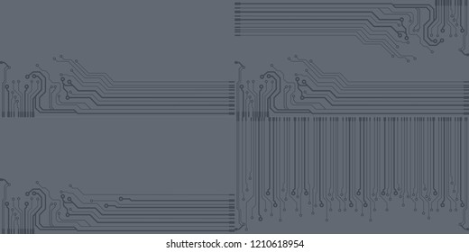 Vector microchip background