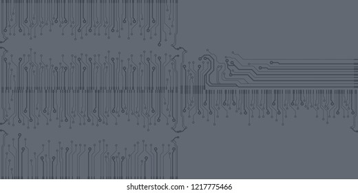 Vector microchip background