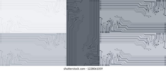 Vector microchip background