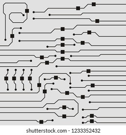 Vector microchip background