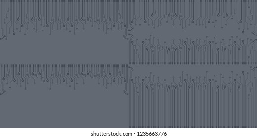 Vector microchip background