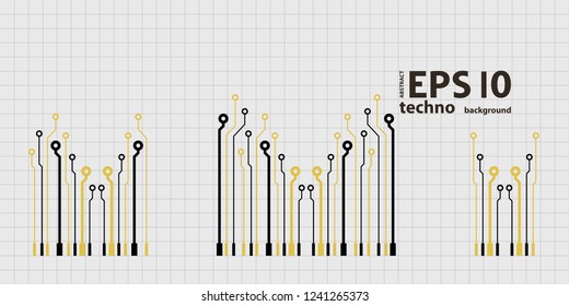 Vector microchip background
