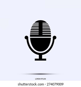 Vector microphone icon