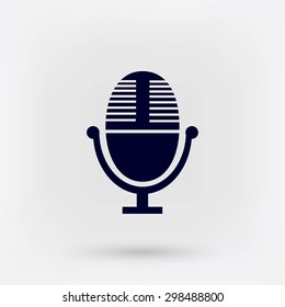 Vector microphone icon