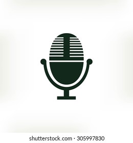 Vector microphone icon
