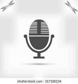 Vector microphone icon