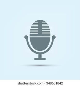 Vector microphone icon