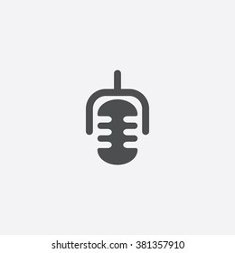 Vector microphone Icon