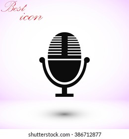 Vector microphone icon