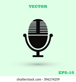 Vector microphone icon