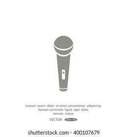 vector microphone icon