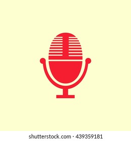 Vector microphone icon
